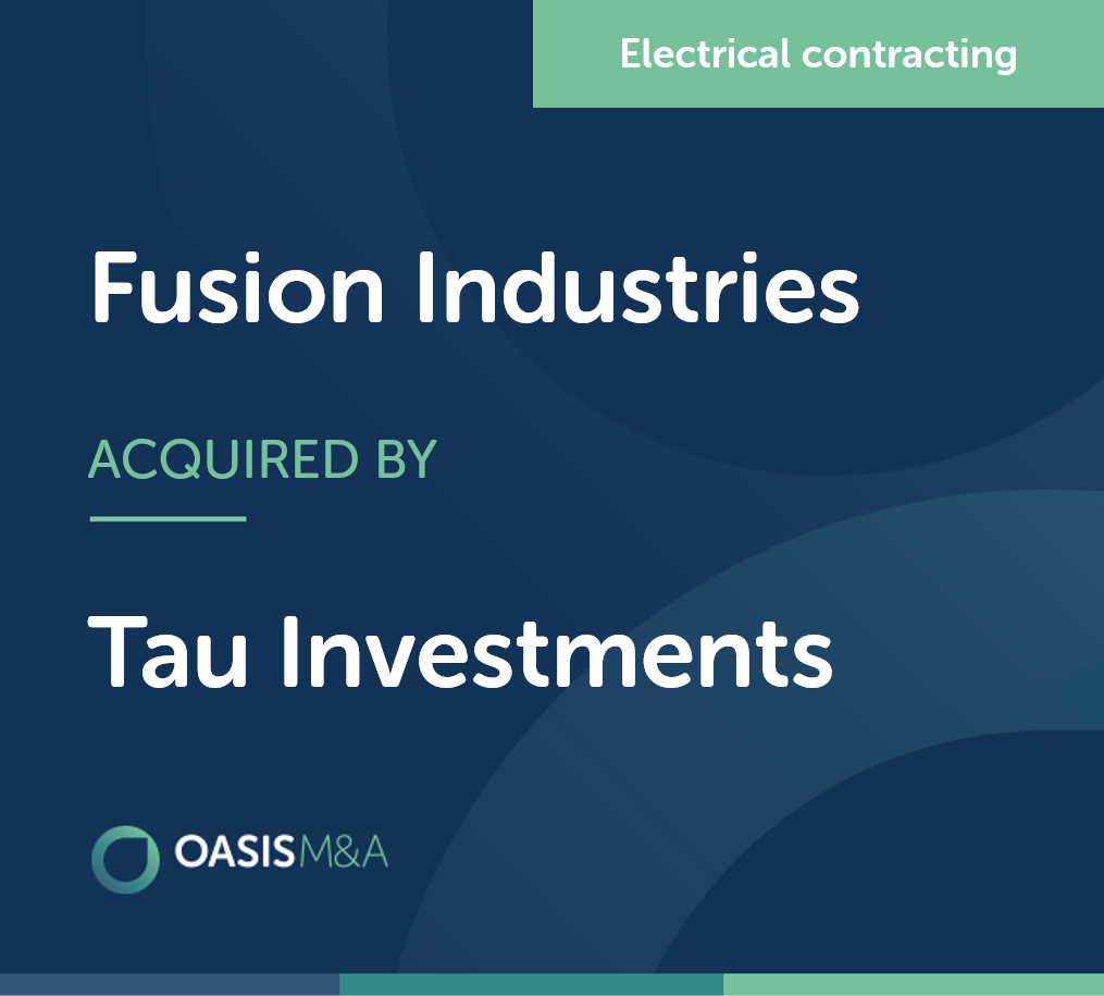 Fusion Industries acquired by Tau Investments