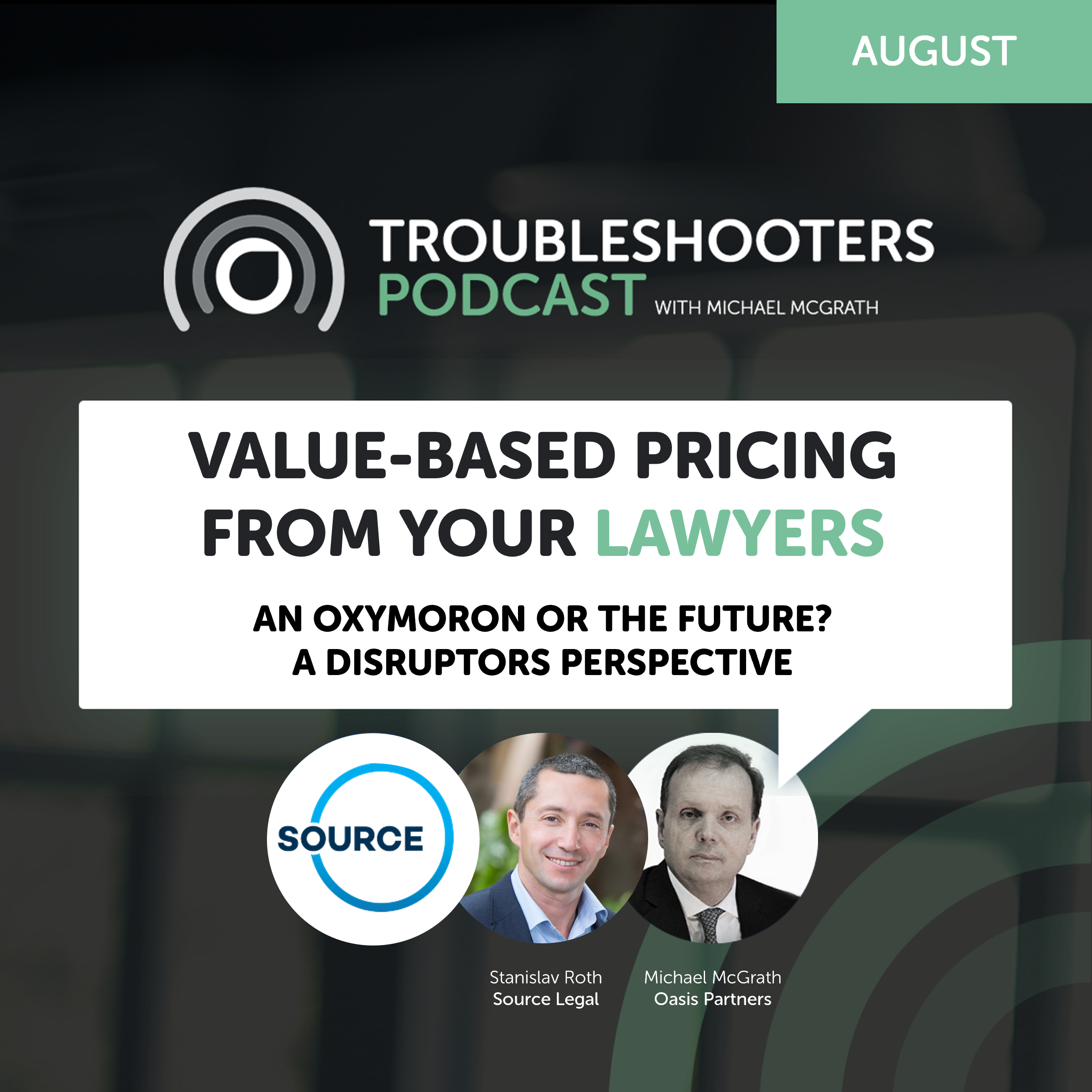 Value Based Pricing from your Lawyers!