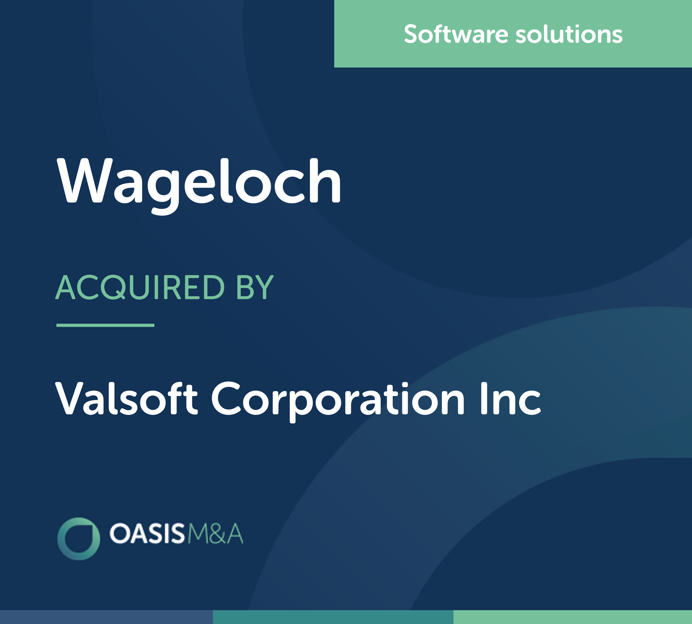Wageloch acquired by Valsoft Corporation Inc