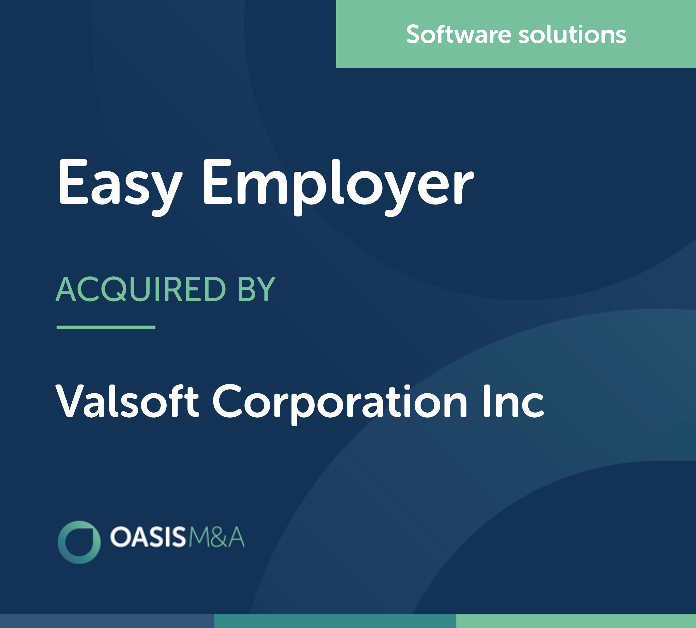 Easy Employer acquired by Valsoft Corporation Inc